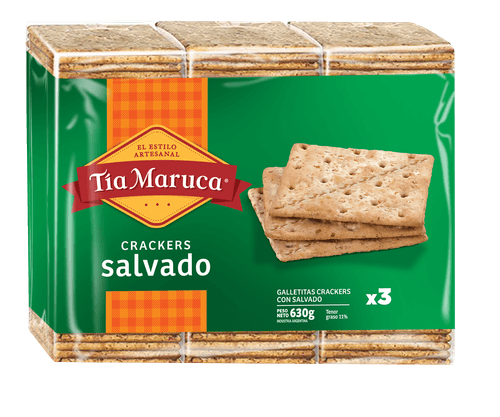 Galletitas Crackers Tia Maruca Salvado 630 Gr.