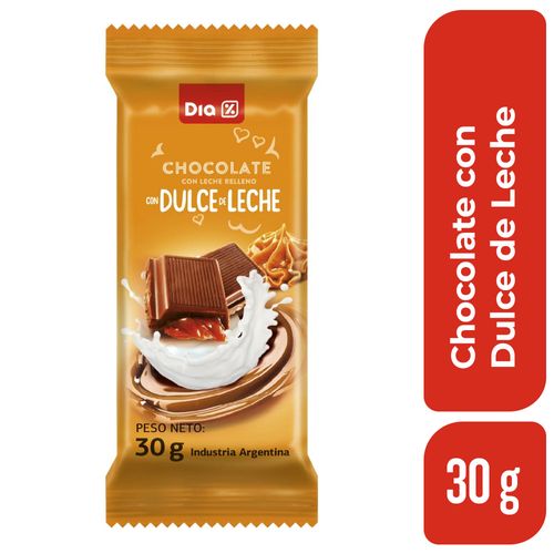 Chocolate DIA con Dulce de Leche 30 Gr.