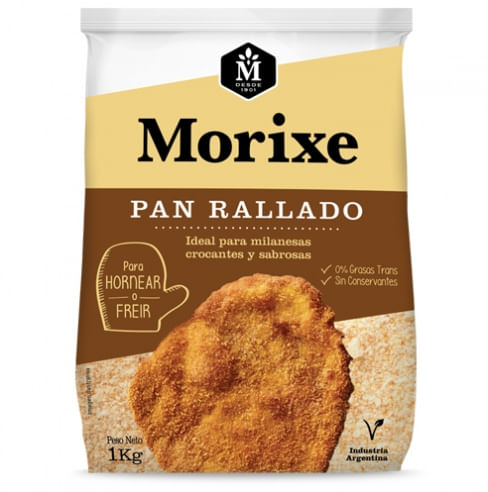 Pan Rallado Morixe 1 kg