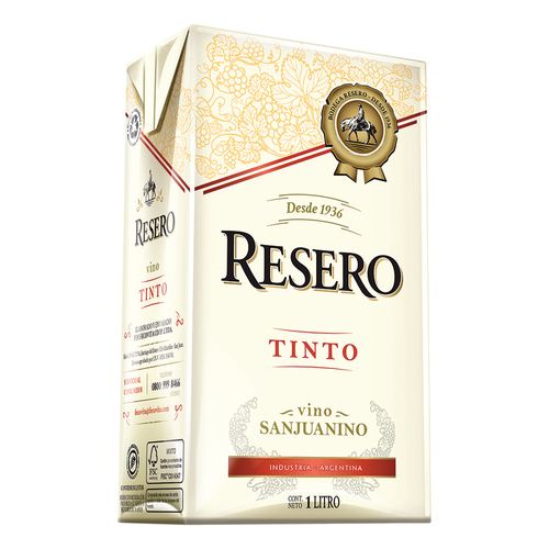 Vino Tinto Resero Tetra Brick 1 Lt.