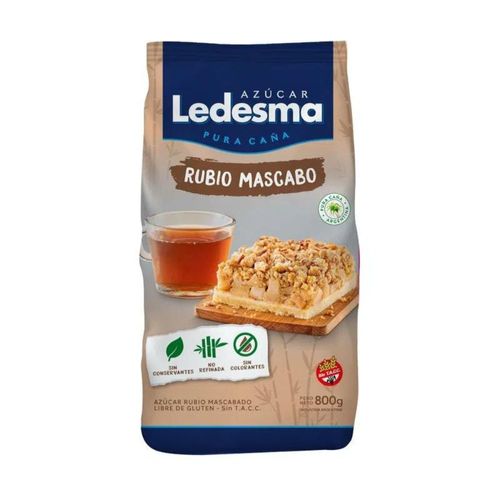 Azúcar Rubia Mascabo Ledesma 800 Gr.