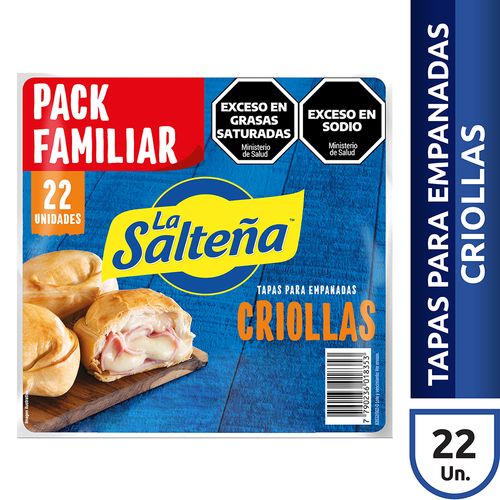 Tapas de Empanada La Salteña Criolla 605 Gr.