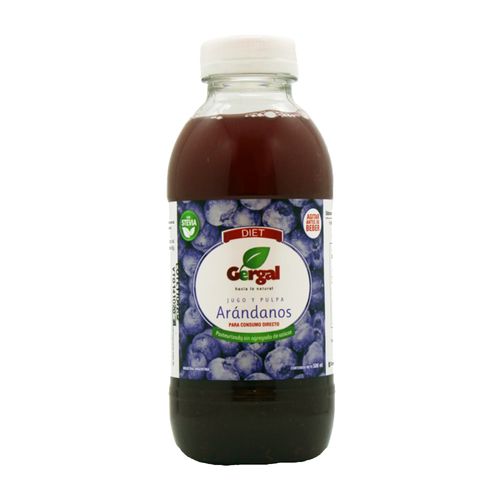 Jugo Gergal Arándanos Sin Azúcar 500 Ml.