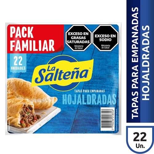 Tapas de Empanada La Salteña Hojaldre 605 Gr.