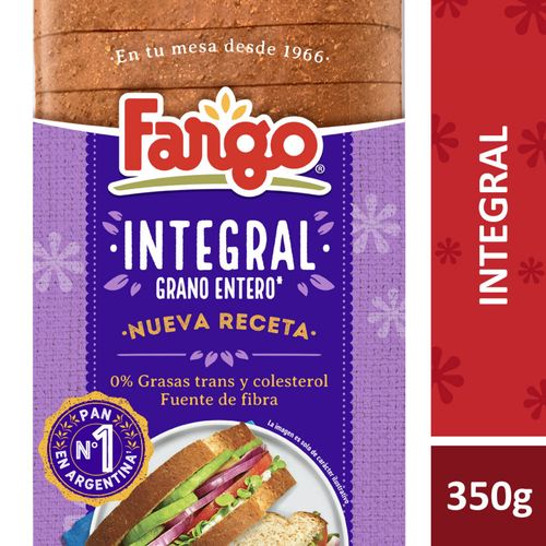 Pan Integral Grano Entero Fargo 350 Gr.