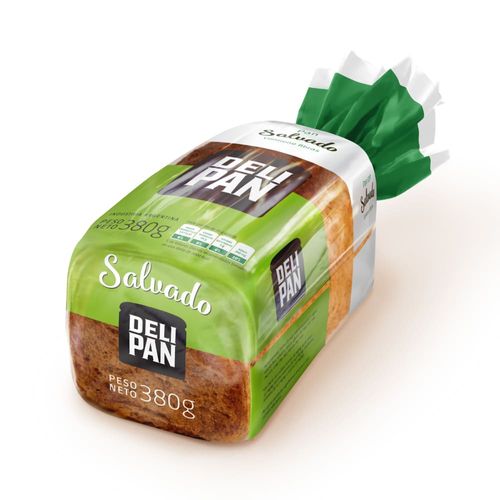 Pan de molde Delipan Salvado 380 Gr.