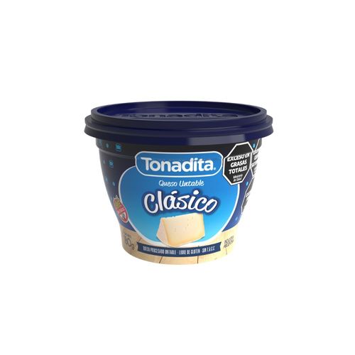 Queso Untable Clasico Tonadita 180 Gr