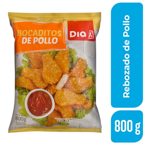 Bocaditos de Pollo DIA 800 Gr.