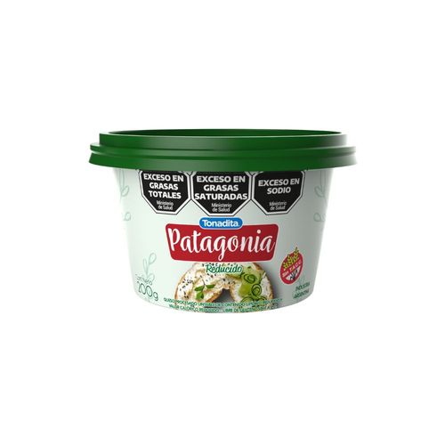 Queso Untable Tonadita Patagonia Light 200 Gr.