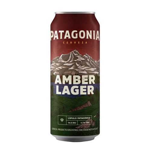 Cerveza Patagonia Amber Lager en lata 473 Ml.