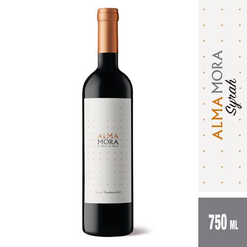 Vino Tinto Alma Mora Syrah 750 Ml.