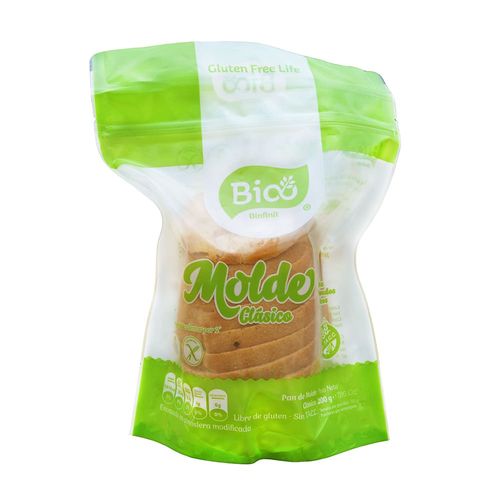 Pan de Molde Sin Tacc Binfinit Blanco 200 Gr.