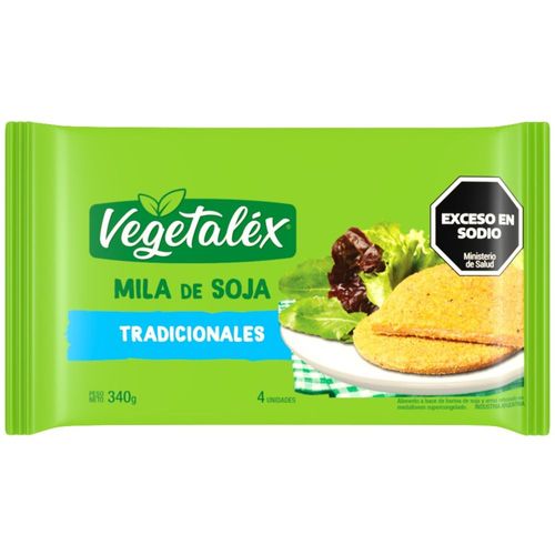 Milanesa de Soja Vegetalex Tradicional 340 Gr.