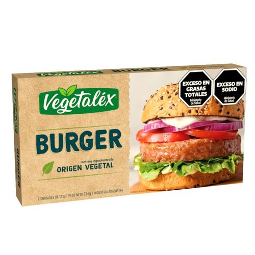 Hamburguesa De Soja Vegetalex Tradicional 226 Gr.