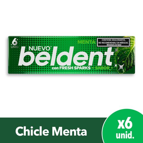 Chicles Beldent Menta 20 Gr.