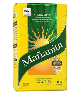 Yerba Mate Mañanita 4 Flex 1 Kg.