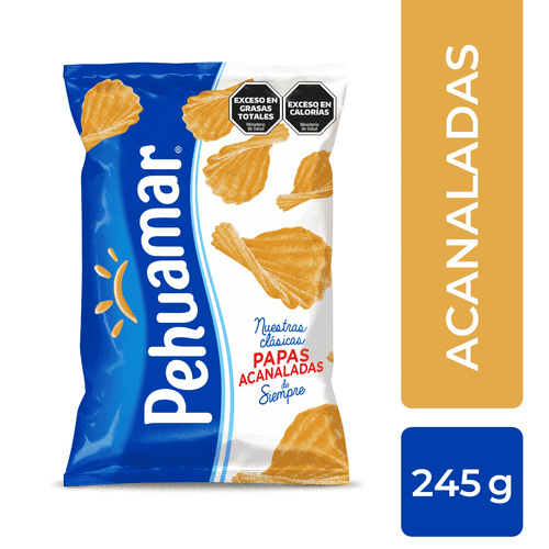 Papas Fritas Acanaladas Pehuamar X 245 Gr.