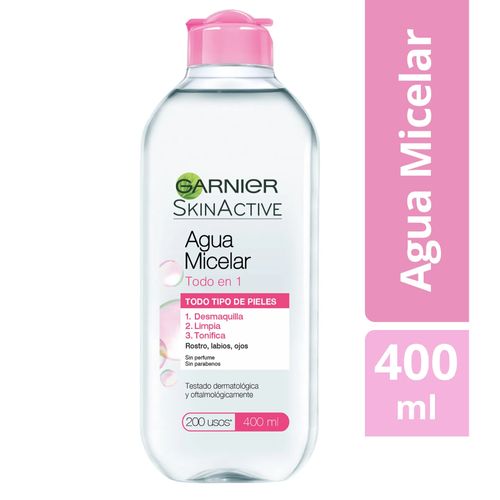 Agua Micelar Garnier 400 Ml.