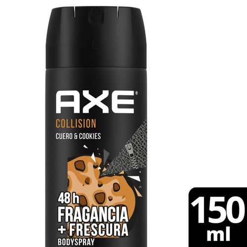 Desodorante AXE Collision Cuero y Cookies 150 Ml.