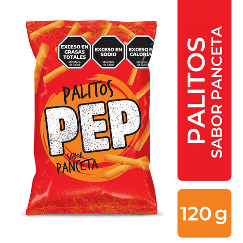 Palitos Salados Sabor Panceta Pep X 120 Gr.