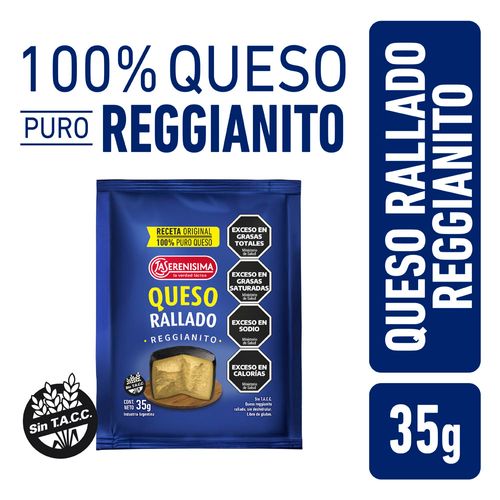 Queso Reggianito Rallado La Serenisima 35 Gr.