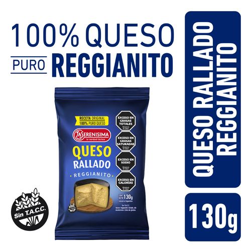 Queso Reggianito rallado La Serenisima 130 Gr.