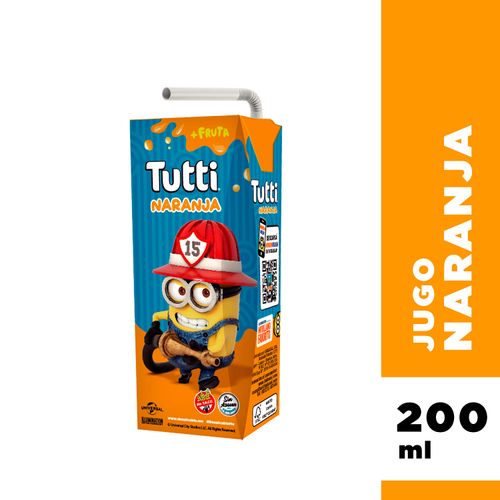 Jugo Tutti Naranja 200 Ml.