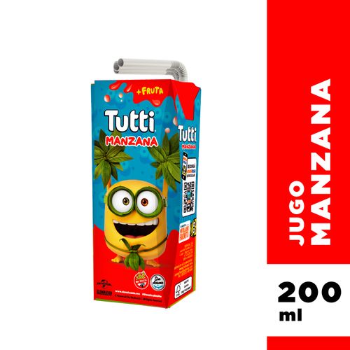 Jugo Tutti Manzana 200 Ml.