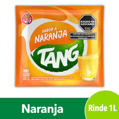 Jugo En Polvo Tang Naranja 15 Gr.