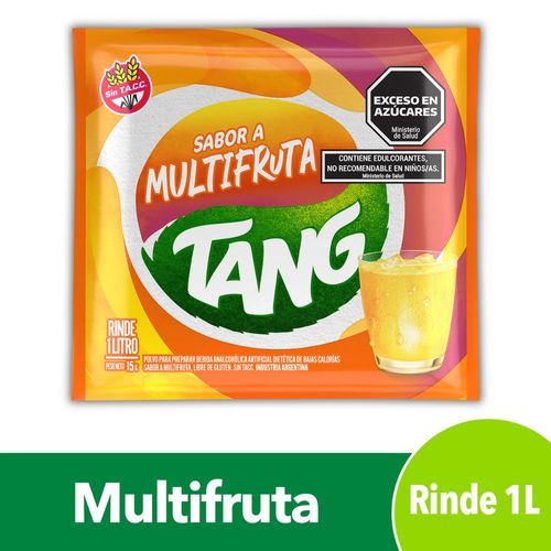 Jugo En Polvo Tang Multifruta 15 Gr.