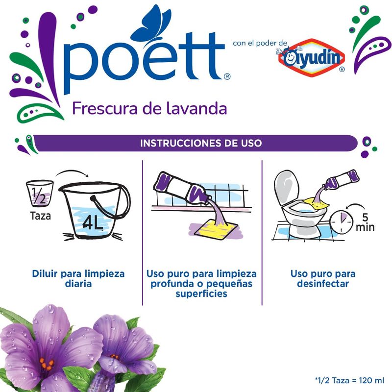 Limpiador-Liquido-Aromatizante-Poett-Frescura-de-Lavanda-Botella-18-Lt-_5