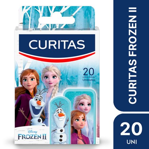 Apósitos Adhesivos Frozen II Para Niños Curitas x 20 Ud.