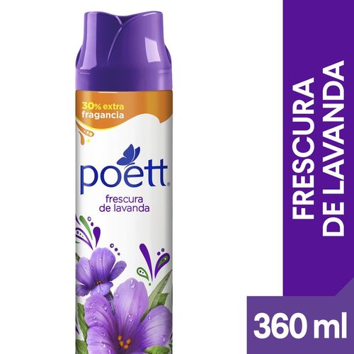 Desodorante de Ambientes Poett Lavanda 360 Ml.