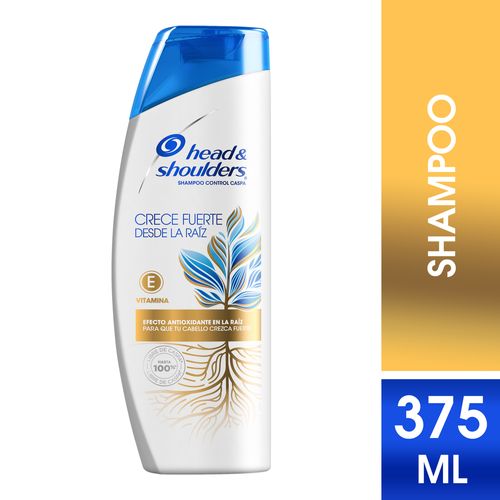 Shampoo Head & Shoulders Efecto Antioxidante Desde Raíz 375 Ml.