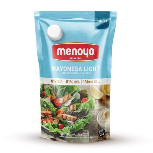 Mayonesa Light Menoyo sin tacc 470 Gr.