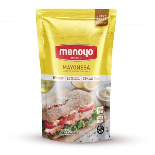 Mayonesa Menoyo Original Sin Tacc 250 Gr.