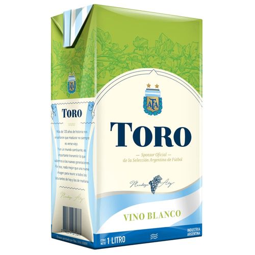 Vino Blanco Toro tetra brick 1 Lt.