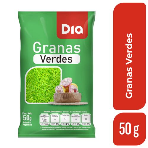 Granas DIA Verdes 50 Gr.