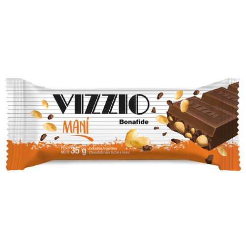 Chocolate Vizzio con Maní 35 Gr.