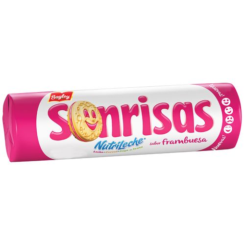 Galletitas Sonrisas Frambuesa 108 Gr.