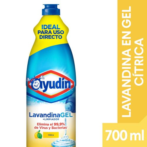 Lavandina en Gel Ayudín Cítrica 700 Ml.