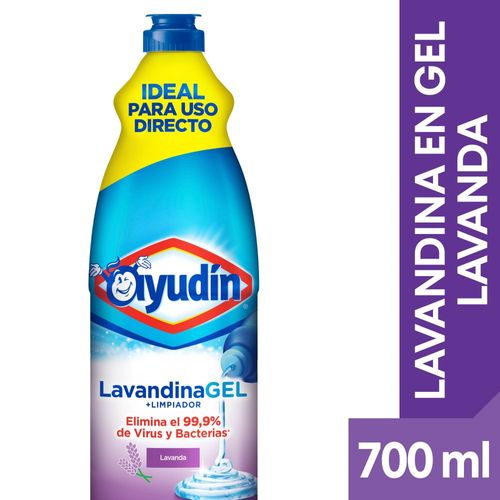 Lavandina en Gel Ayudín Lavanda 700 Ml.