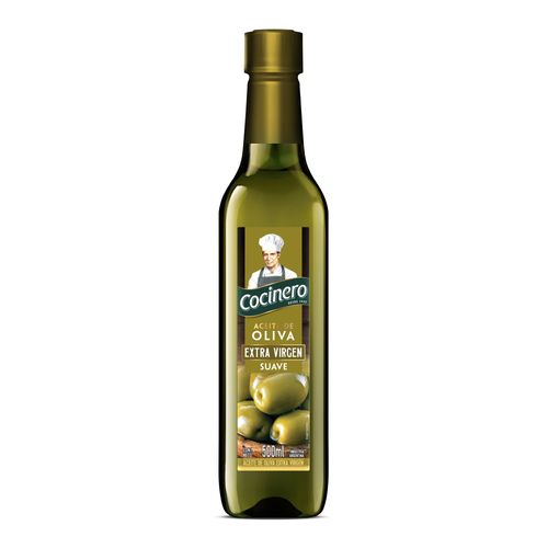 Aceite de Oliva Cocinero Extra Virgen Suave 500 Ml.