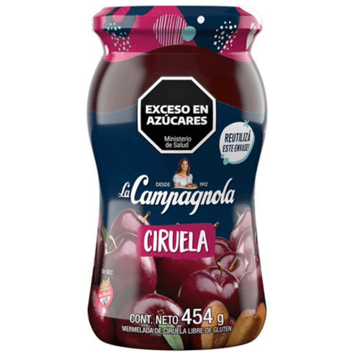 Mermelada La Campagnola Ciruela 454 Gr.