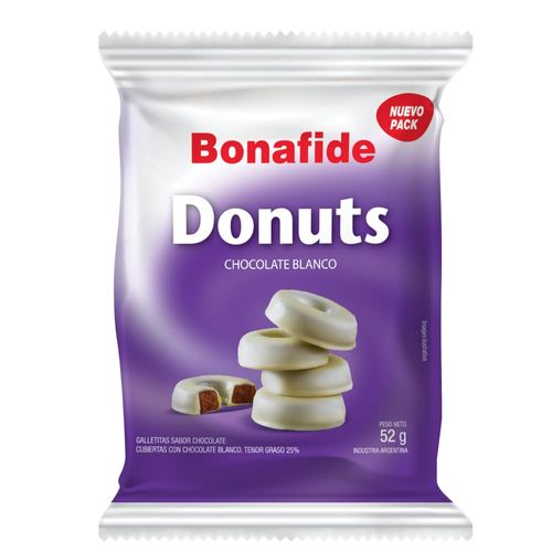 Donuts Bonafide Chocolate Blanco 52 Gr.