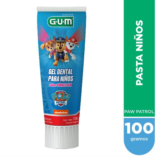 Gel Dental Gum Bubble Gum para niños 100 Gr.