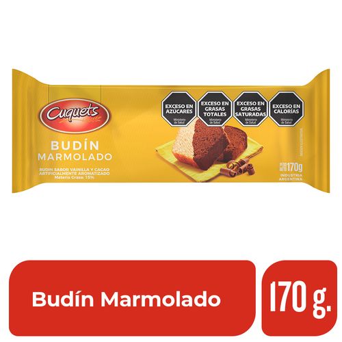 Budín Cuquets Marmolado 170 Gr.