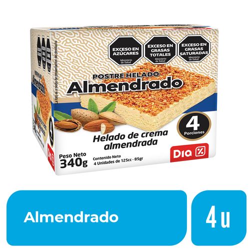 Postre Helado DIA Almendrado 340 Gr.