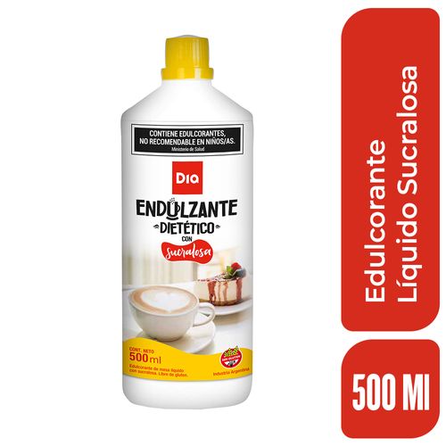 Edulcorante Líquido Dietético Sucralosa Dia 500 Ml.