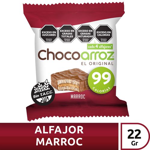 Alfajor de Arroz Chocoarroz Marroc 22 Gr.